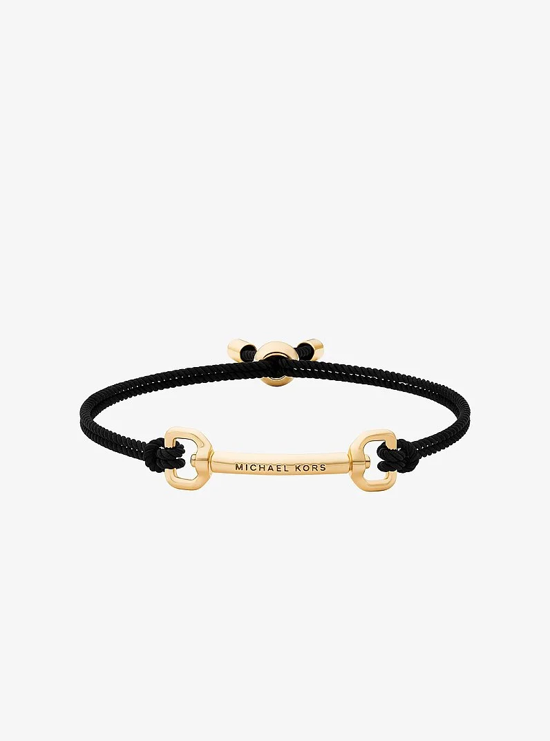 Horsebit Cord Slider Bracelet - 1