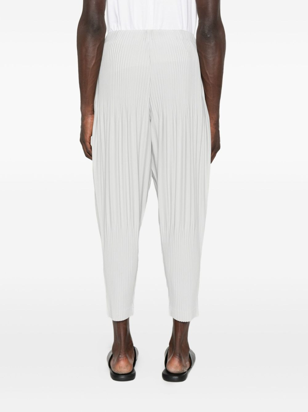 plissé pull-on trousers - 4