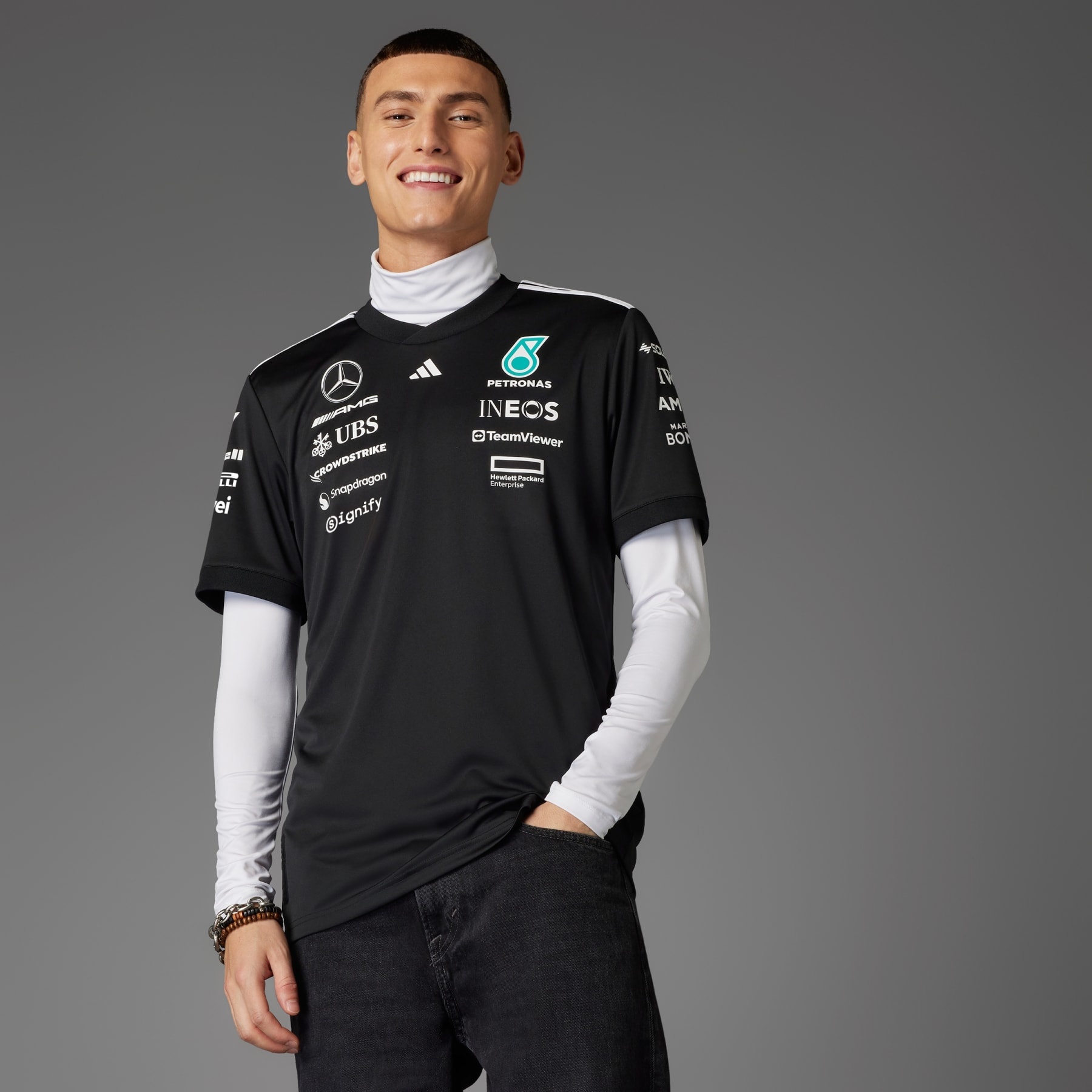 MERCEDES - AMG PETRONAS FORMULA ONE TEAM DRIVER JERSEY - 2