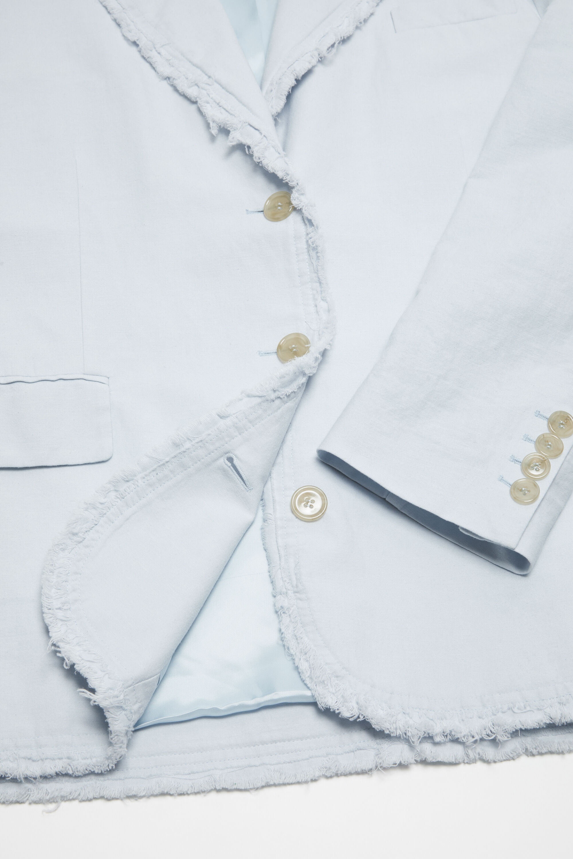 Single-breasted suit jacket - Relaxed fit - Pale blue - 6