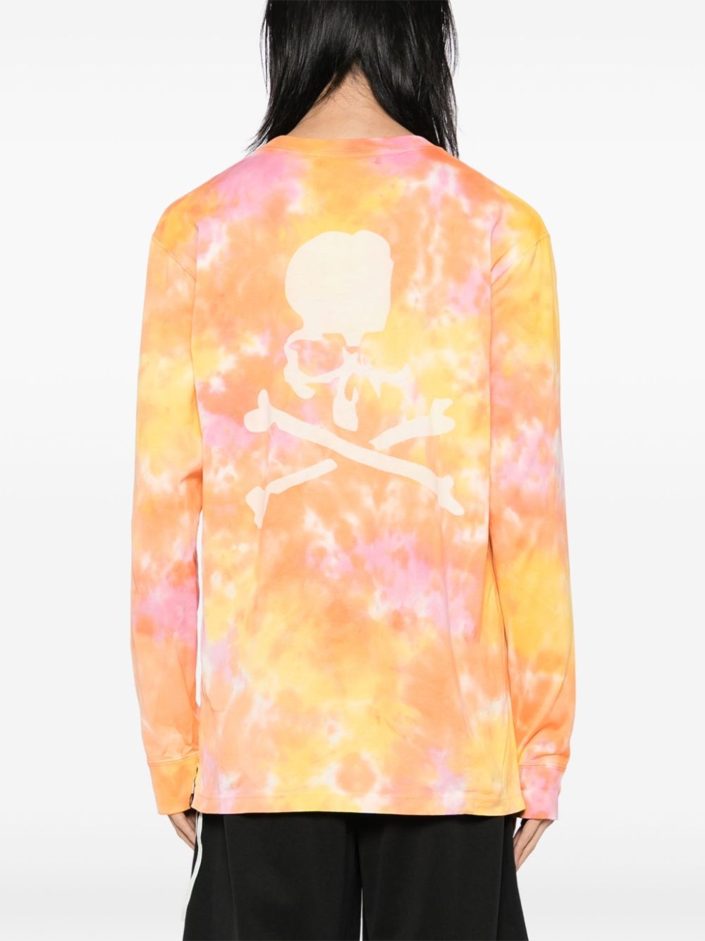 logo print long-sleeves T-shirt - 3