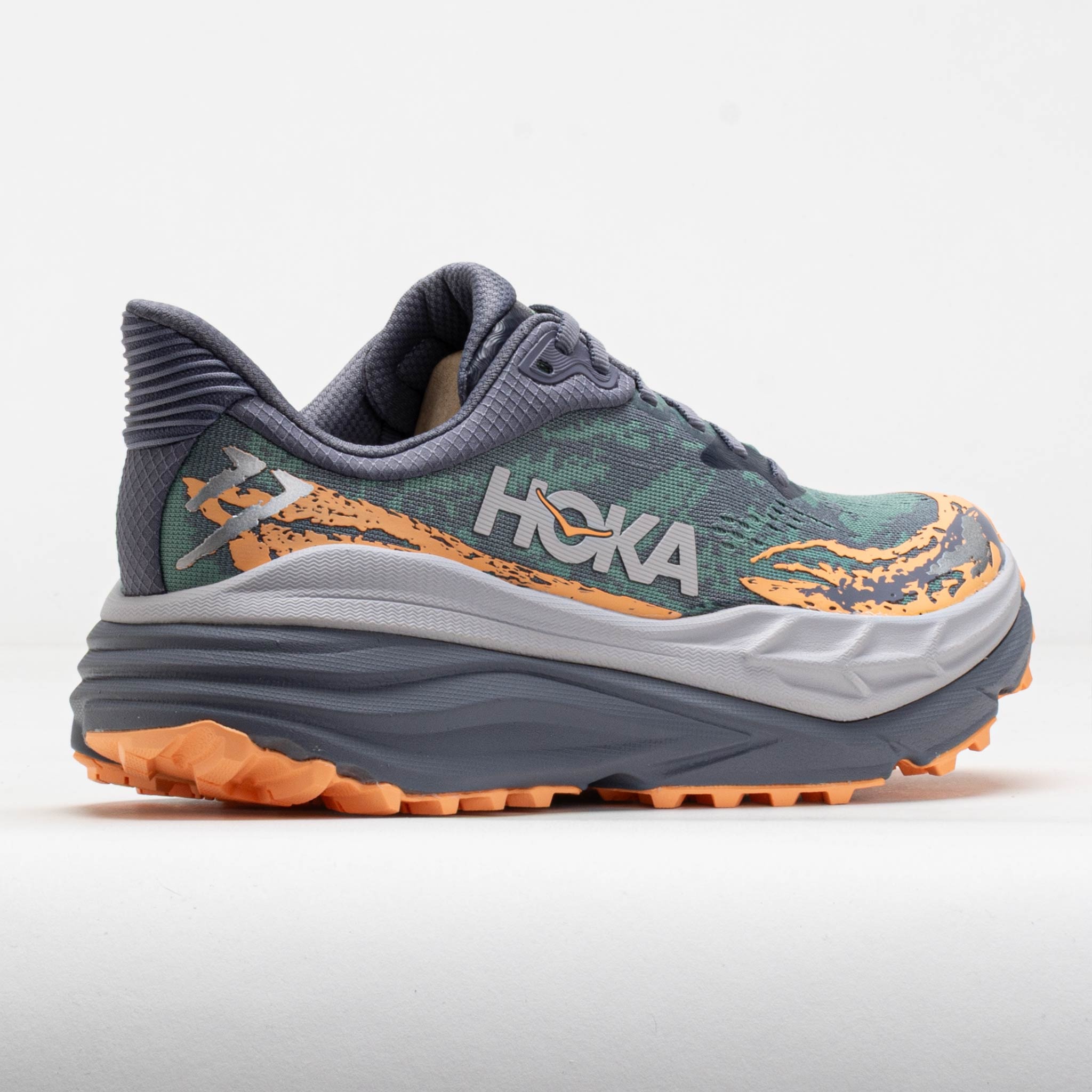 HOKA Stinson 7 Women's Grey Skies/Pale Tangerine - 6