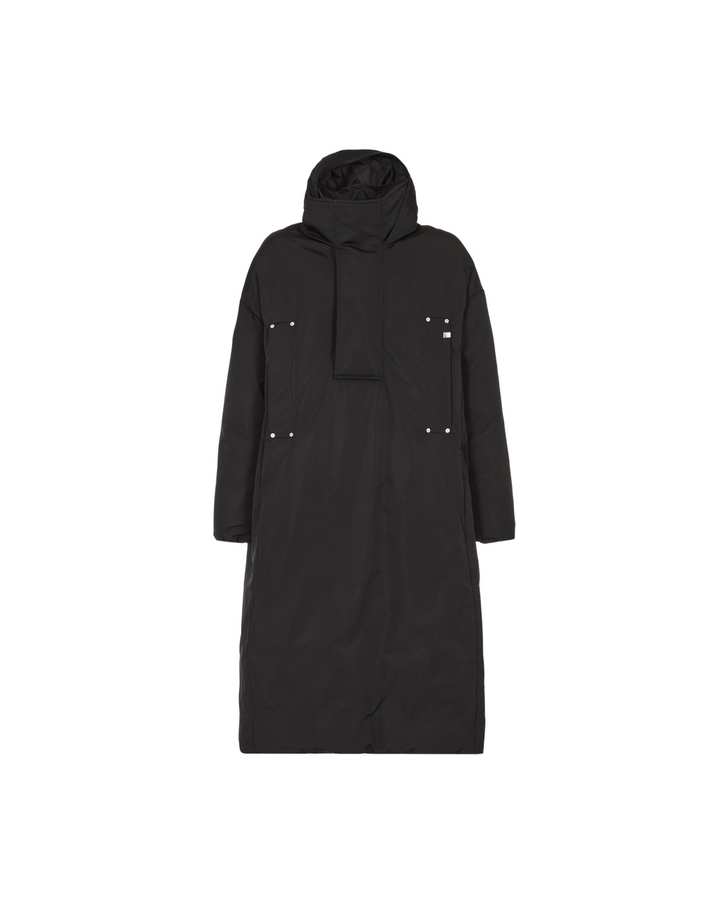 NYLON PULLOVER PUFFER COAT - 1