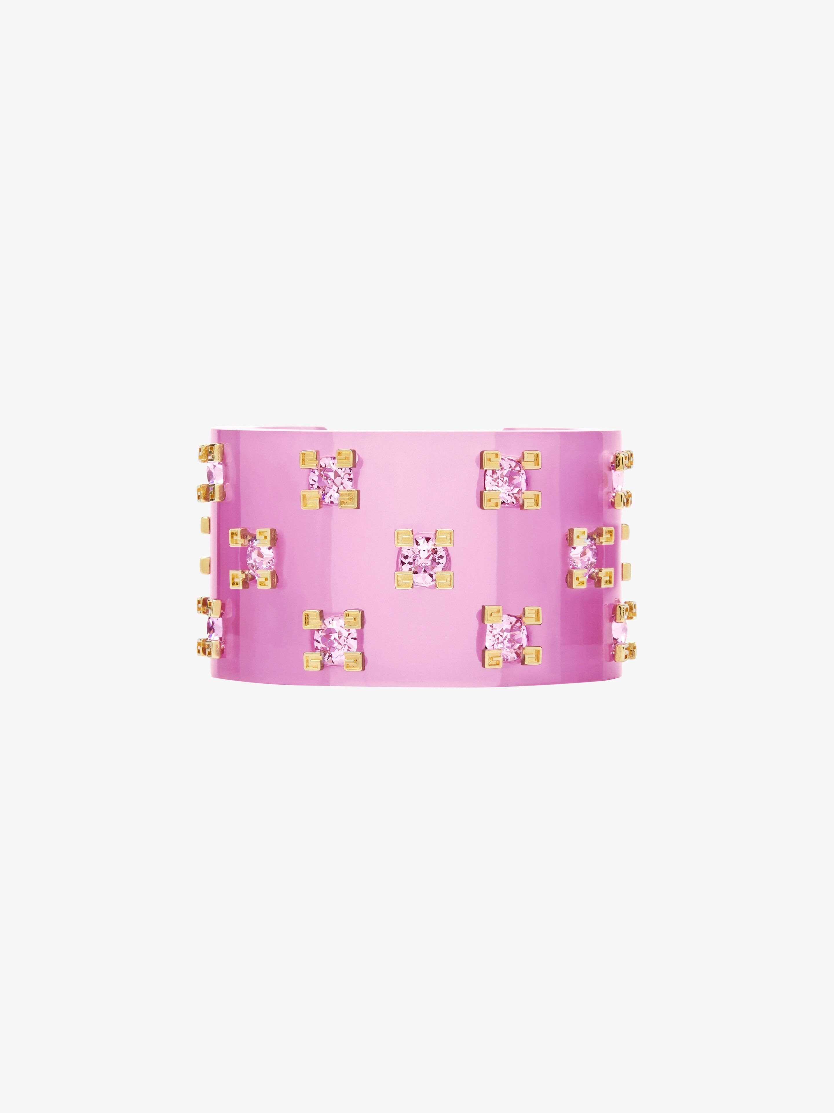 4G PLUMETIS BRACELET WITH CRYSTALS - 1