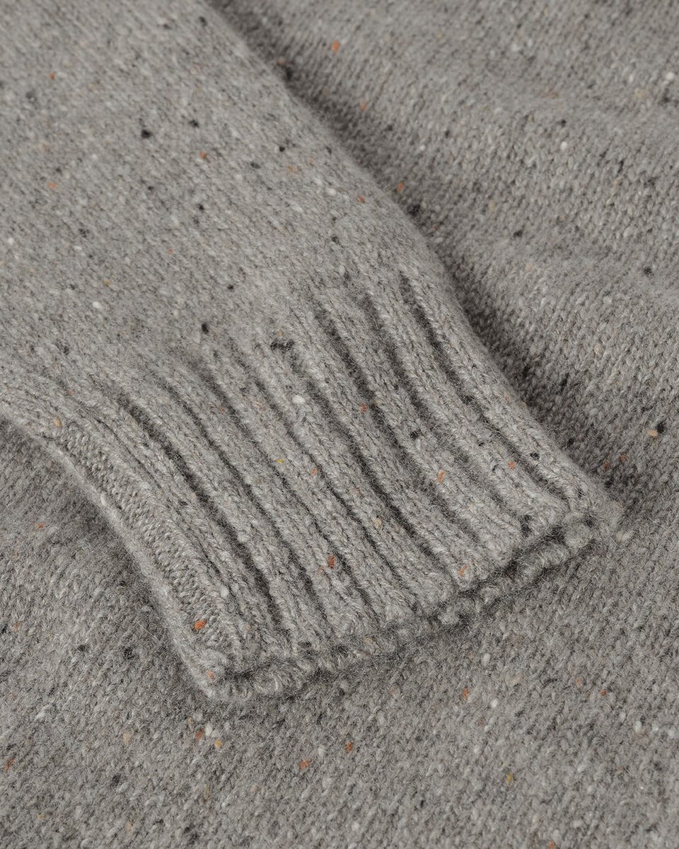 Donegal Cashmere Grey Jumper - 6