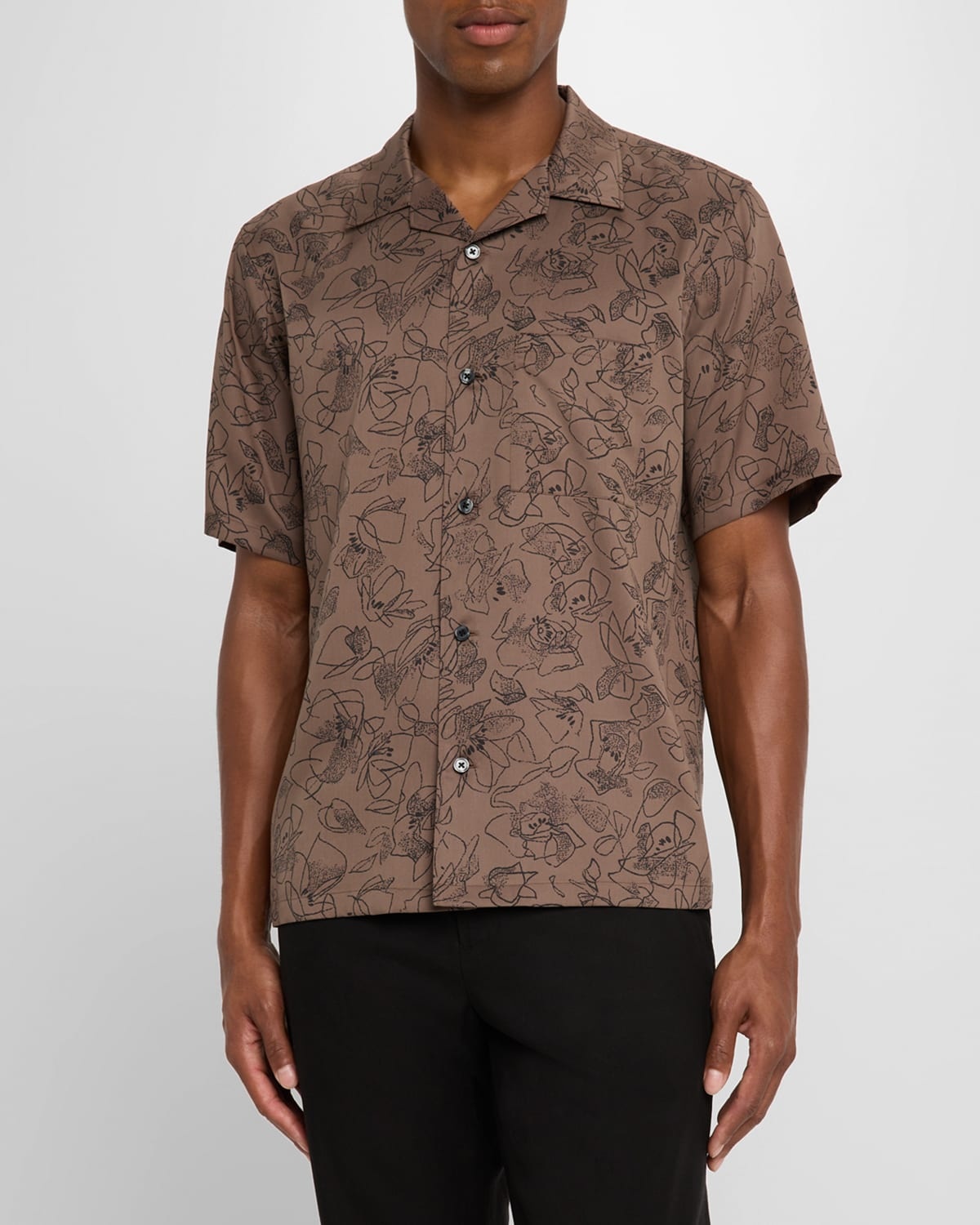 Men's Noll Floral Short-Sleeve Shirt - 4