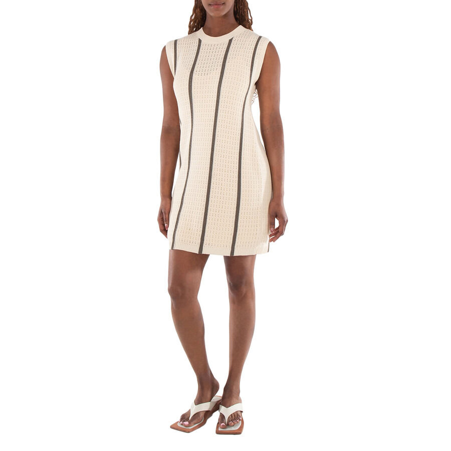 Anine Bing Stripe Sleeveless Lanie Mini-Length Dress - 3