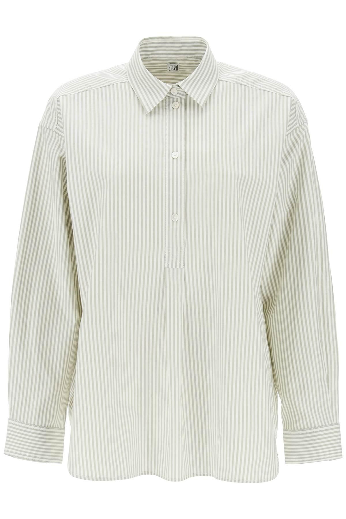 STRIPED OXFORD SHIRT - 1