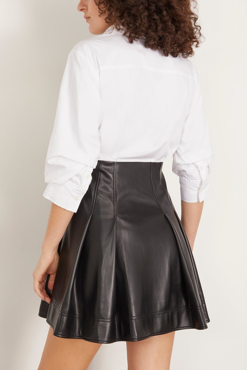 Padma Poplin Combo Mini Dress in Black Multi 4