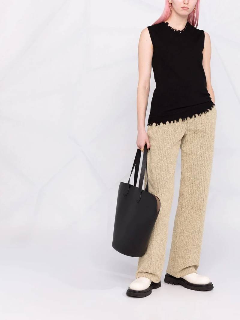 UMA WANG tuft edge top outlook