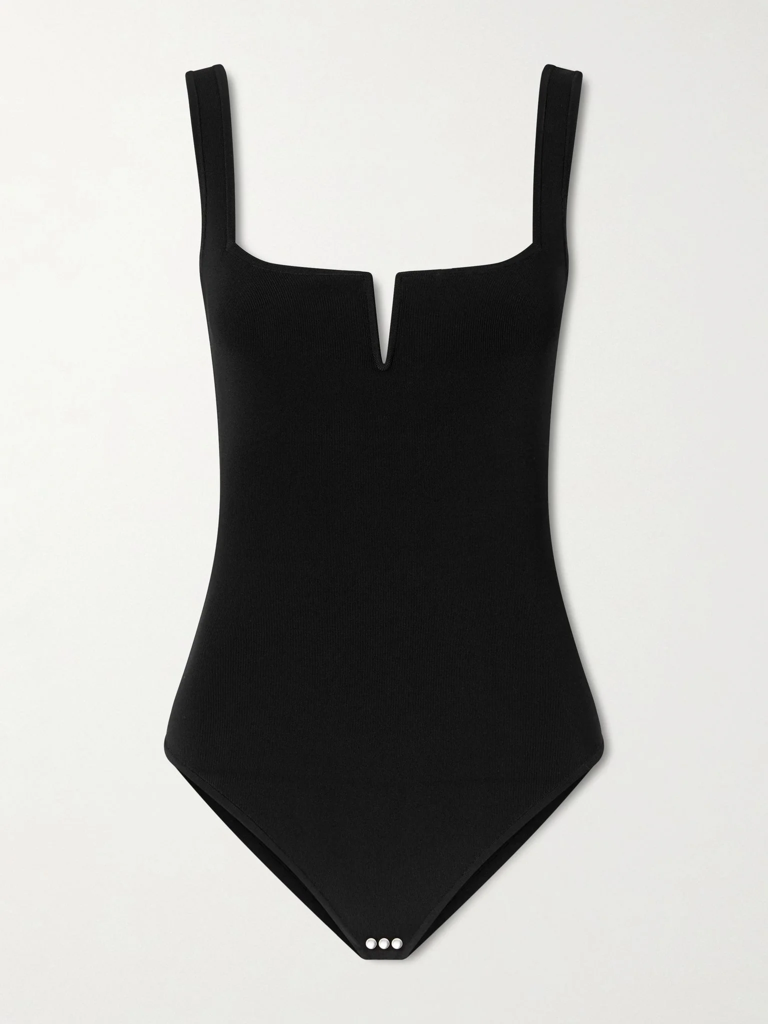 Freya stretch-knit bodysuit Black - 1