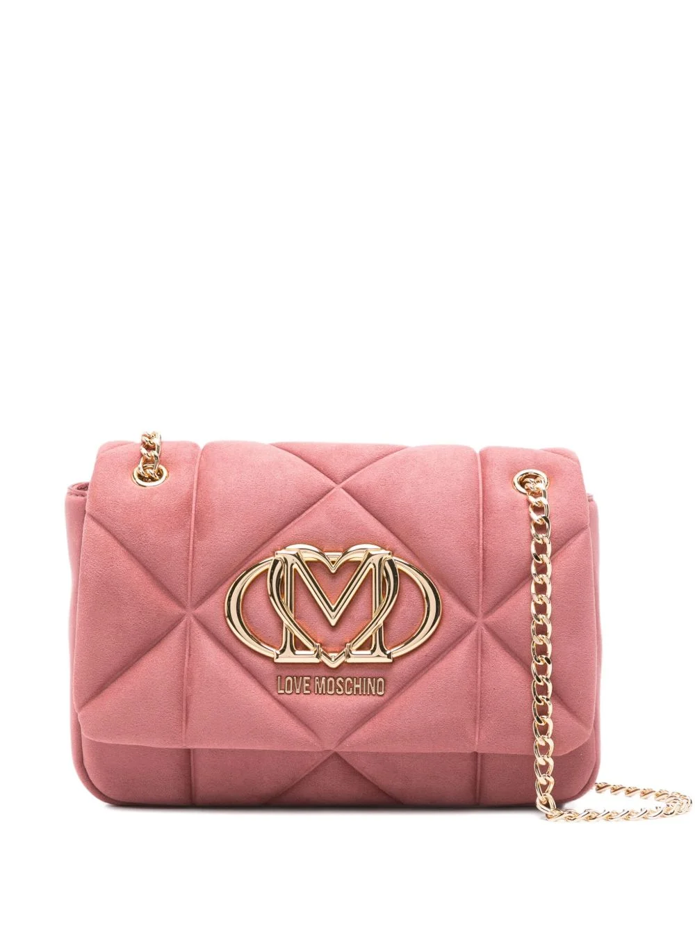 quilted chain shoulder bag - 1