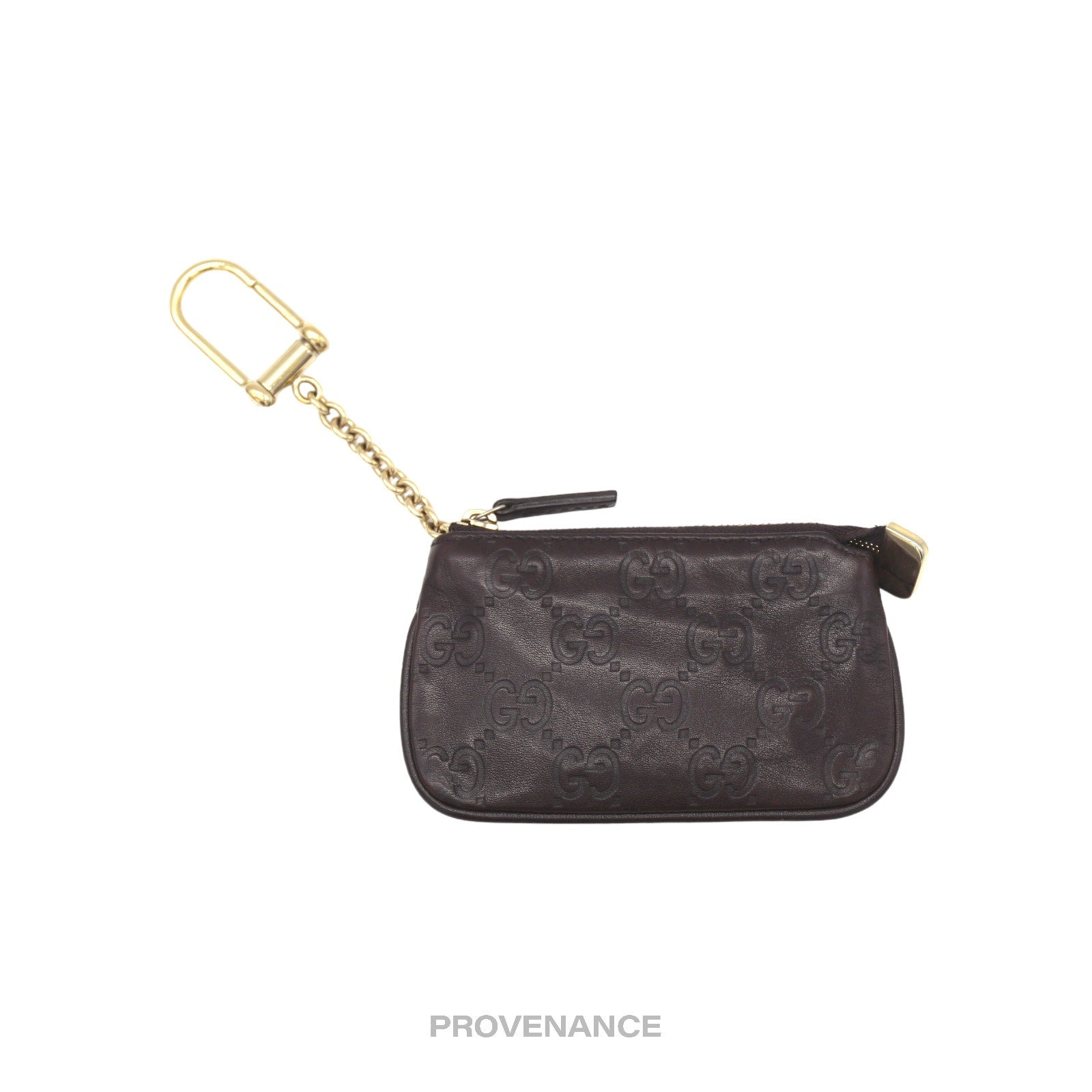 Gucci Key Pouch Cles - Chocolate Guccissima Leather - 2