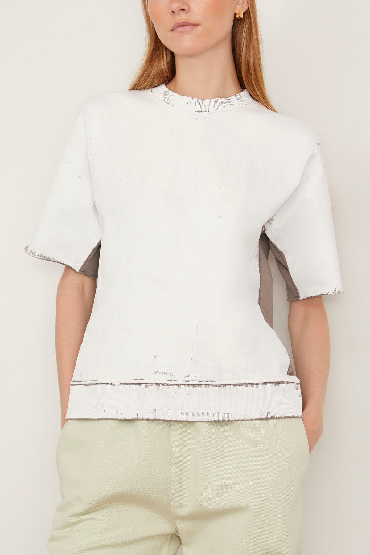 Sweatshirt in Taupe - 5