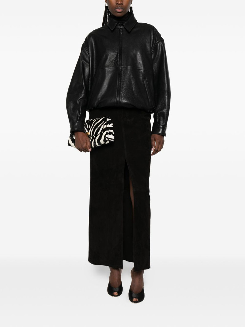 NOUR HAMMOUR Doran leather jacket outlook