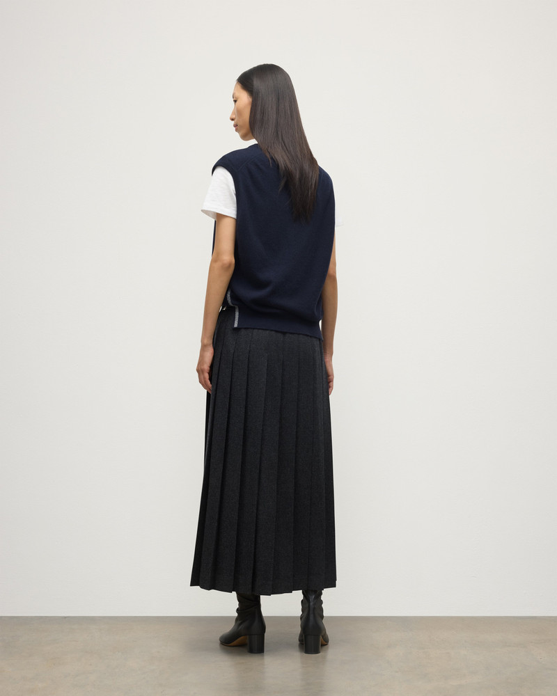 Tilda Dark Navy Cashmere Tank 5