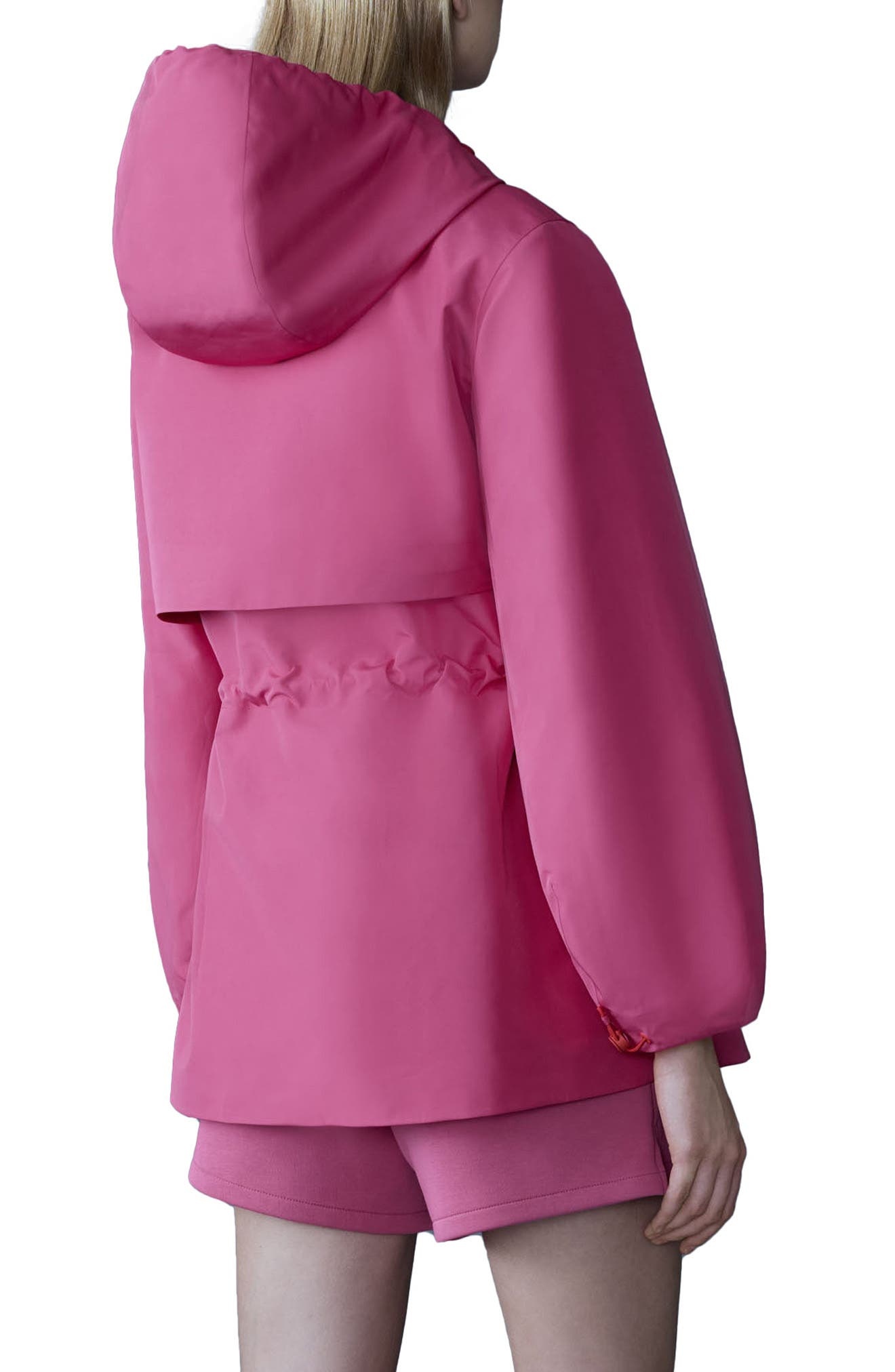 Mackage Kalea Windproof & Water Resistant Recycled Polyester Jacket in Azalea-Lava at Nordstrom - 2
