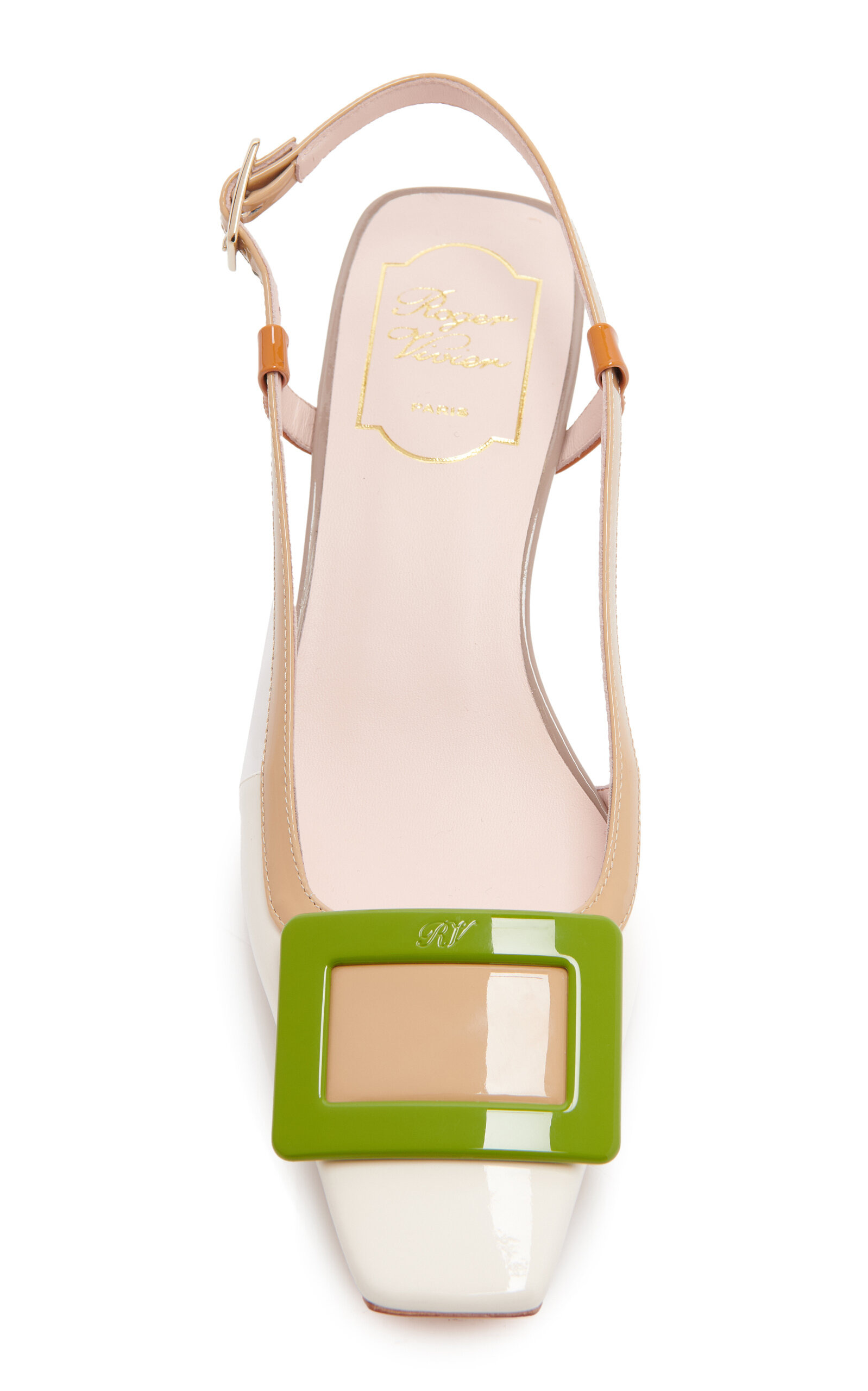 BV Patent Leather Slingback Pumps multi - 3