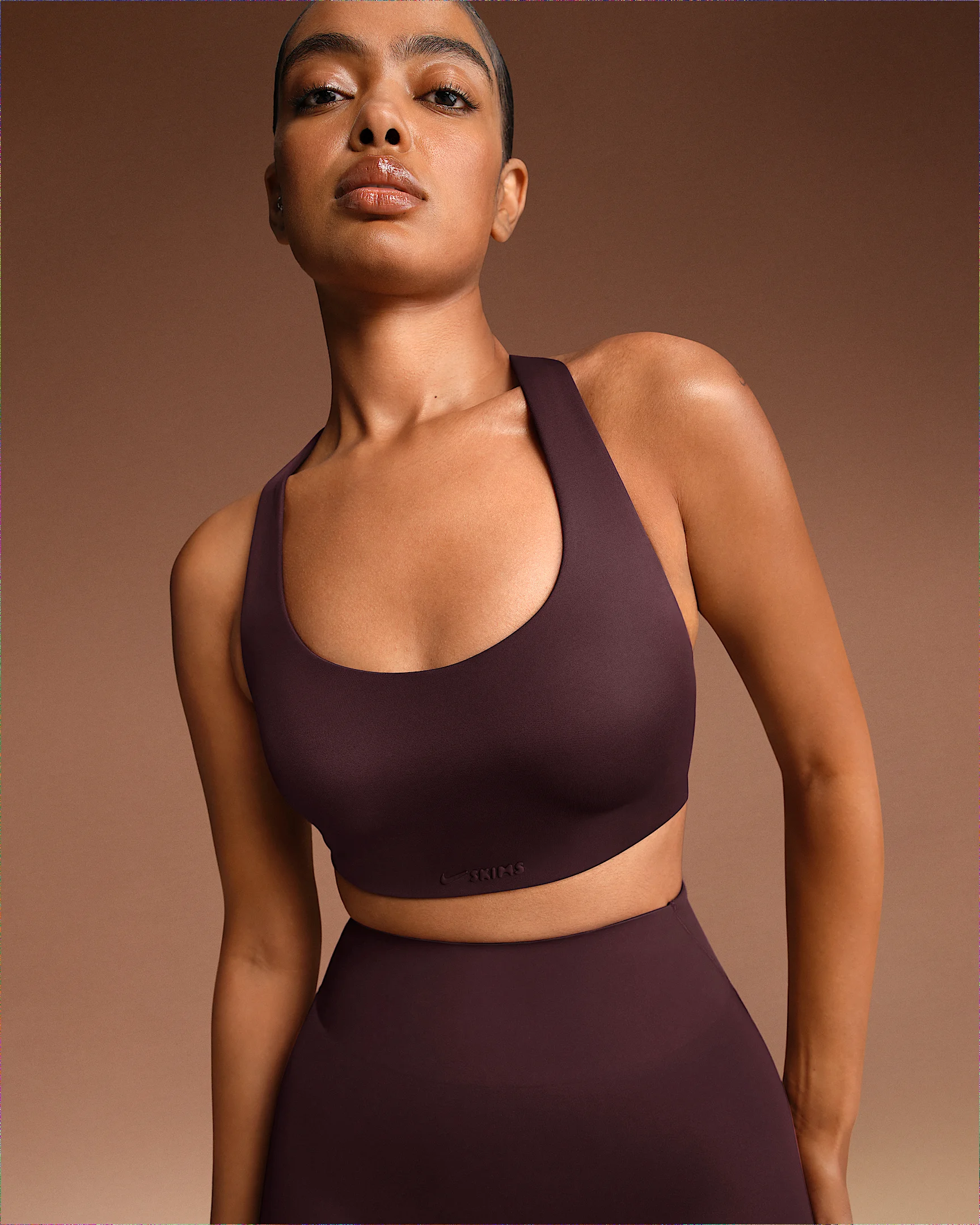 NikeSKIMS Shine Women's Racerback Bra - 1