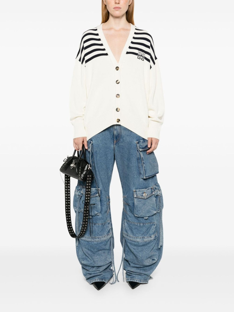 Givenchy 4G striped cardigan outlook