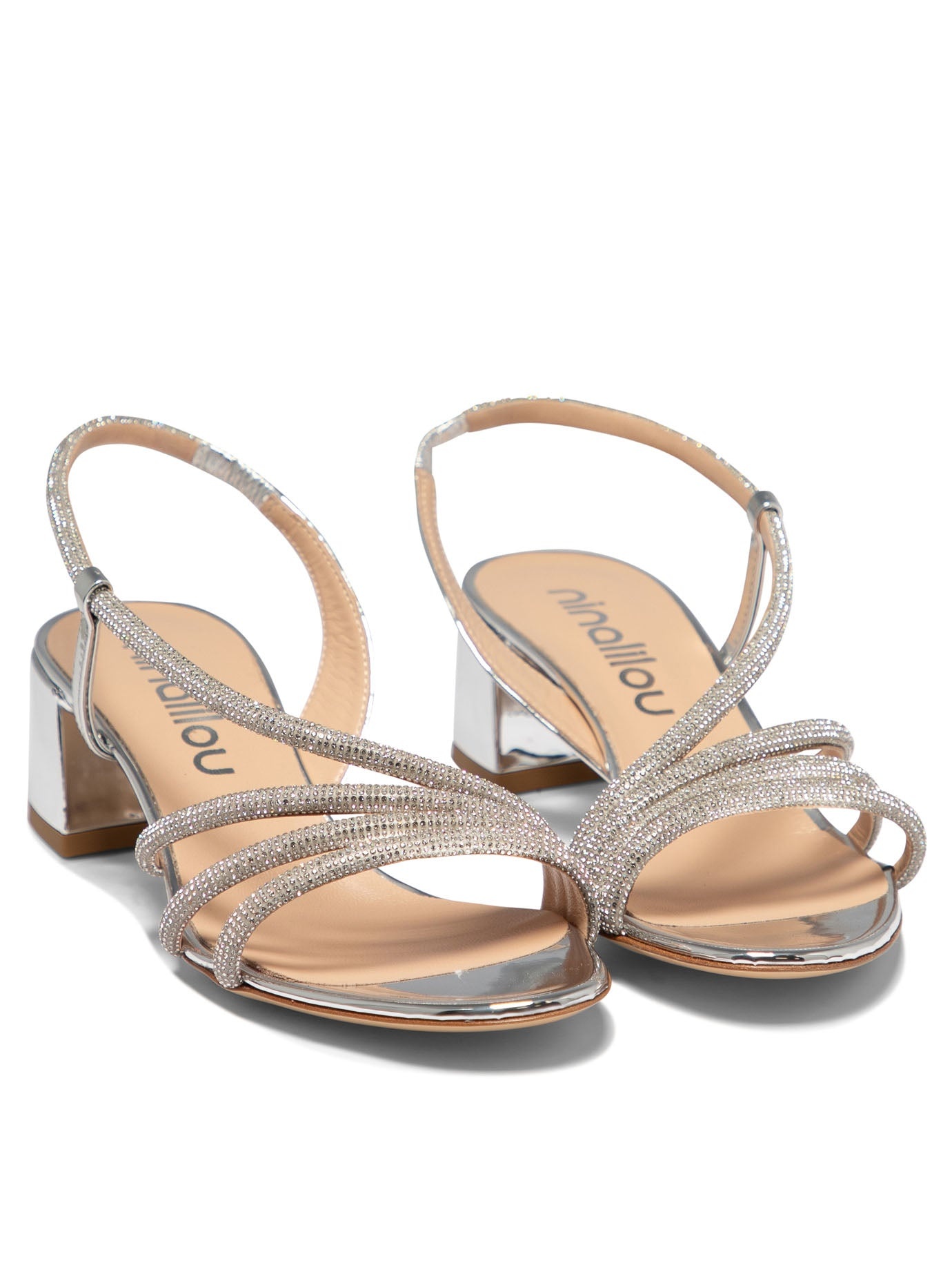 サンダル・ミュール NINALILOU \"Baby 505\" sandals (341024B5 SPECCHIO ARGENTO) Other Designers Ninalilou - Ninalilou 