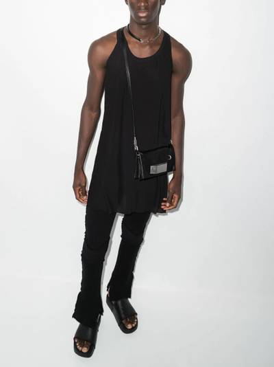 Rick Owens longline cotton tank top outlook