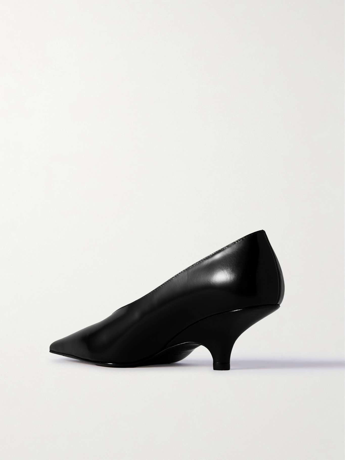 The Wedge leather pumps - 3