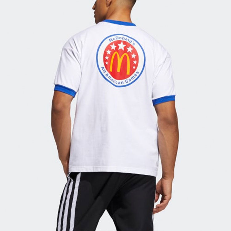 adidas Ee Mcd Gfx Tee Short Sleeve Men's White H16558 - 3