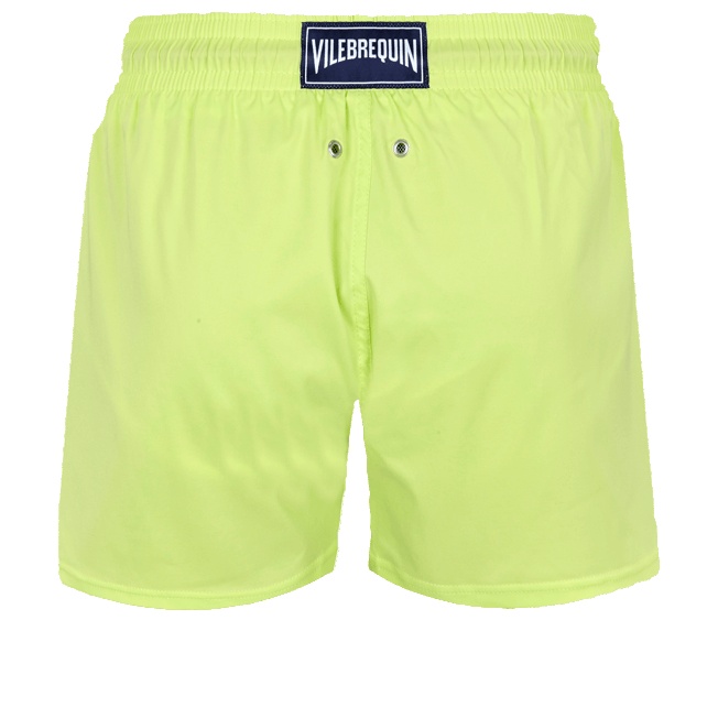 Men Swim Trunks Short and Fitted Stretch Solid - 2