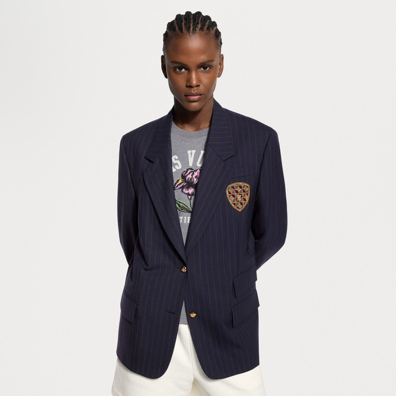 Pinstriped Preppy Blazer 2