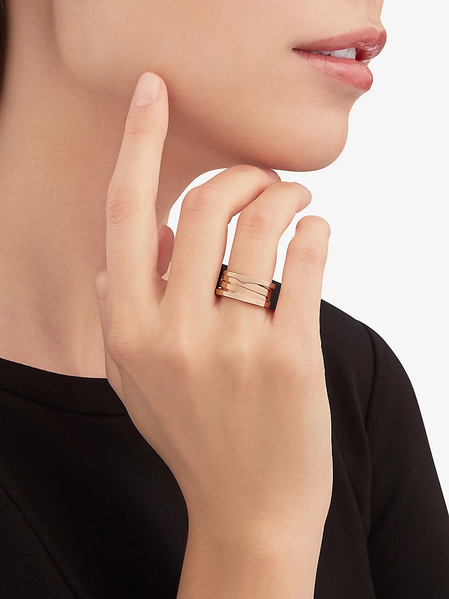 B.zero1 18ct rose gold ring - 4