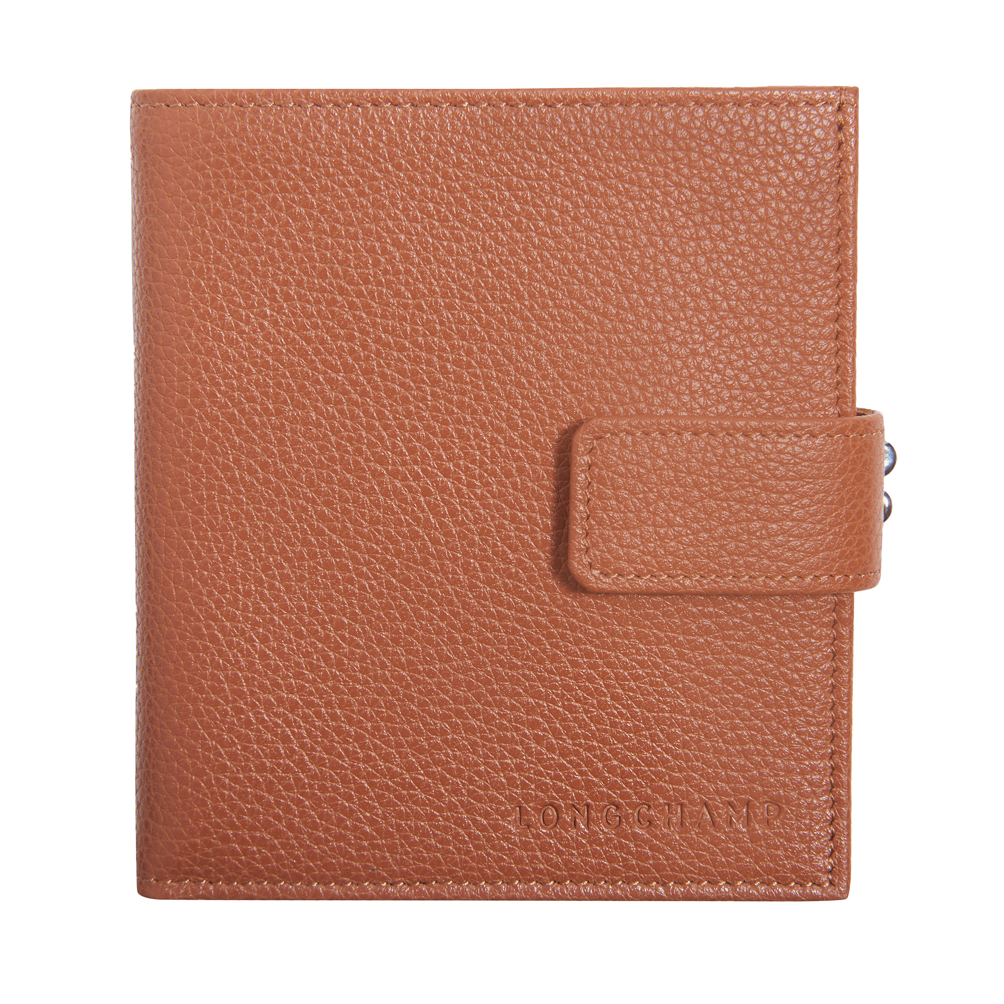 Le Foulonné Compact wallet Caramel - Leather - 1