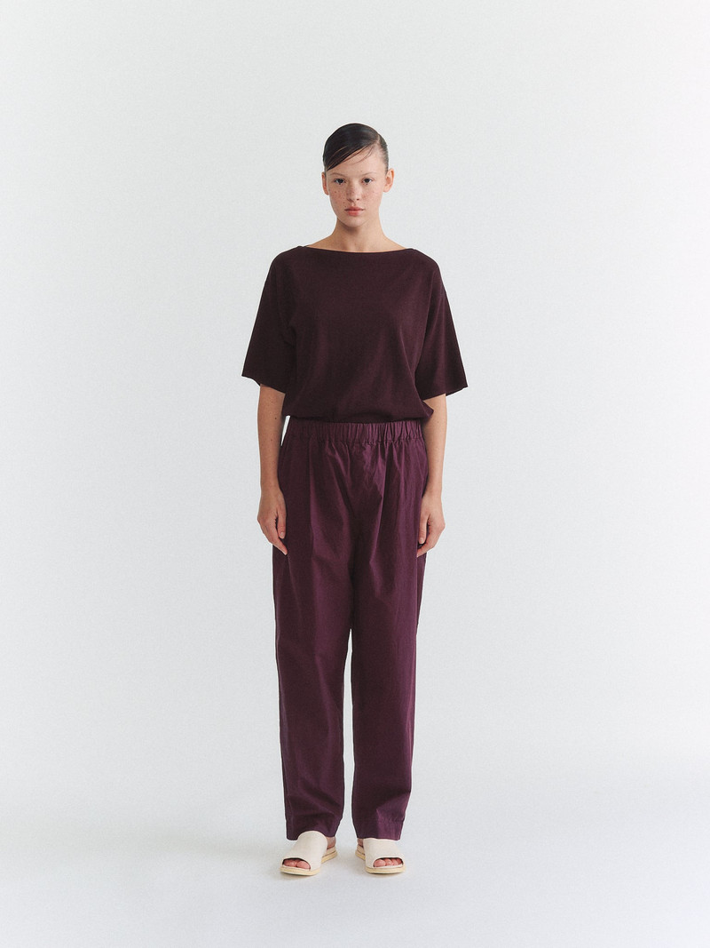 CASEY/CASEY SIMPLE PANT - H COT - AUBURN outlook