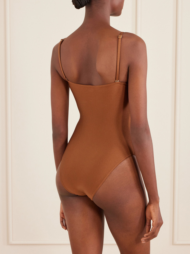 Zimmermann Aster Knot-detailed Gathered Swimsuit outlook