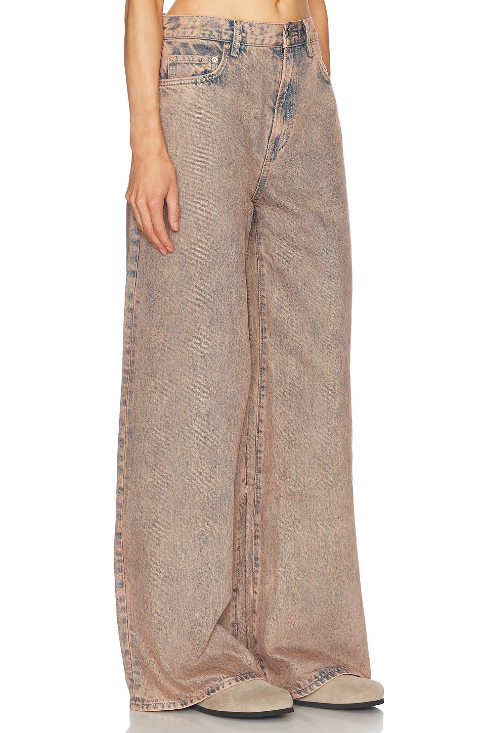 Luna Mid Rise Baggy Wide Leg - 2