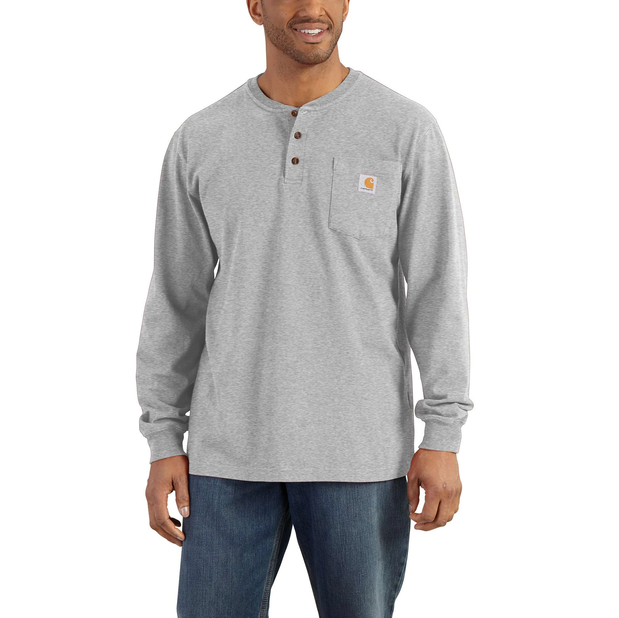 Dearborn Loose LS Henley T-Shirt - 1