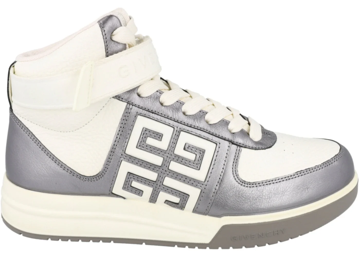 Givenchy G4 High-Top Silver Grey - 1
