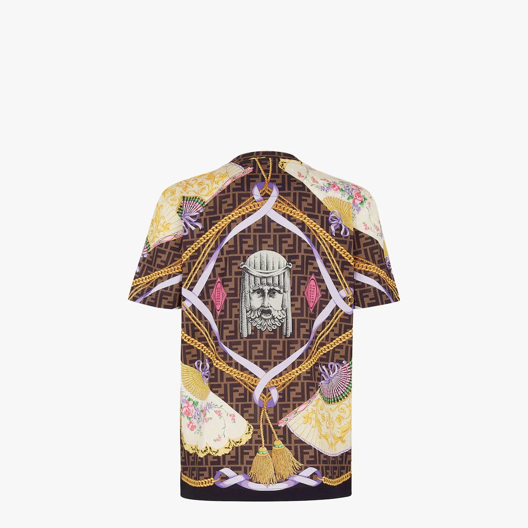 Fendace multicolor jersey T-shirt - 2