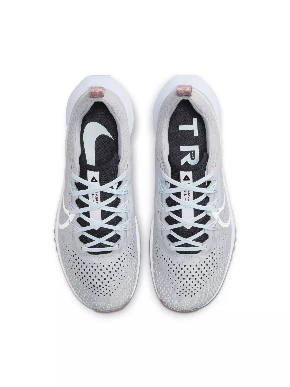 Pegasus Trail 4 "Light Smoke Grey/Black/Glacier Blue/White" Women's Trail Running Shoe - 4
