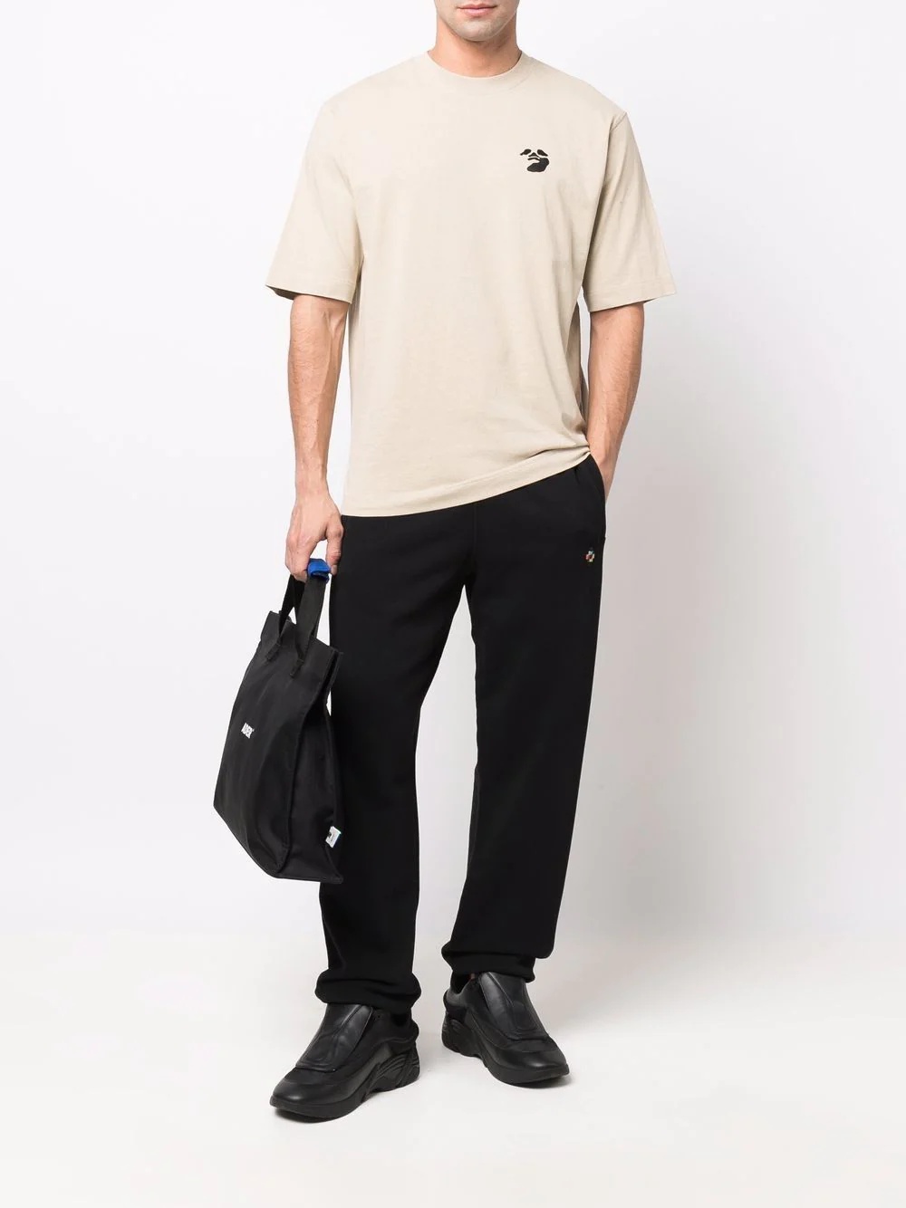 logo-embroidered track pants - 2