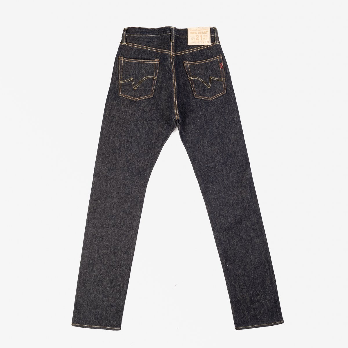 IH-888-SST 21oz Shinayaka Selvedge Denim Medium/High Rise Tapered Cut Jeans - Indigo - 5