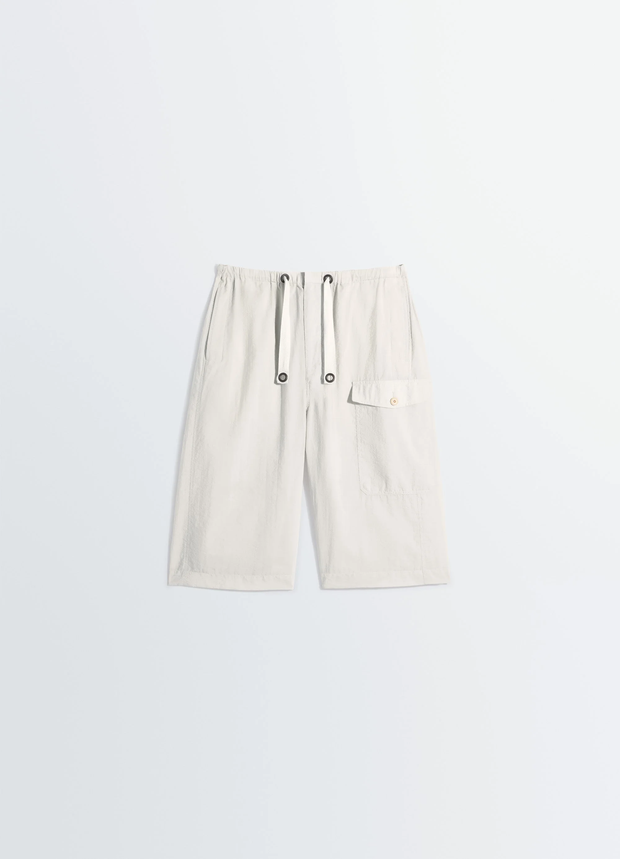 CARGO EASY SHORTS IN WASHED TECHNICAL COTTON - 1