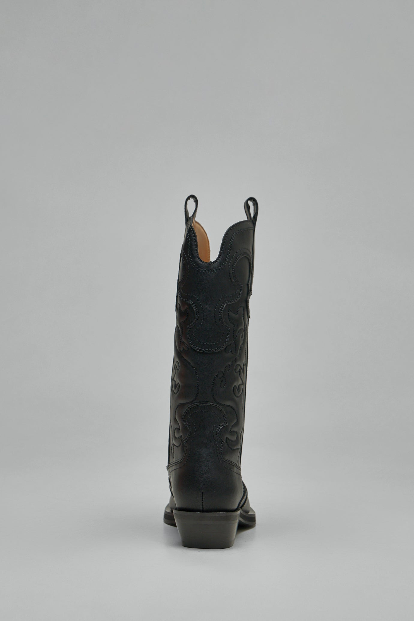Mid Shaft Embroidered Western Boots - 3