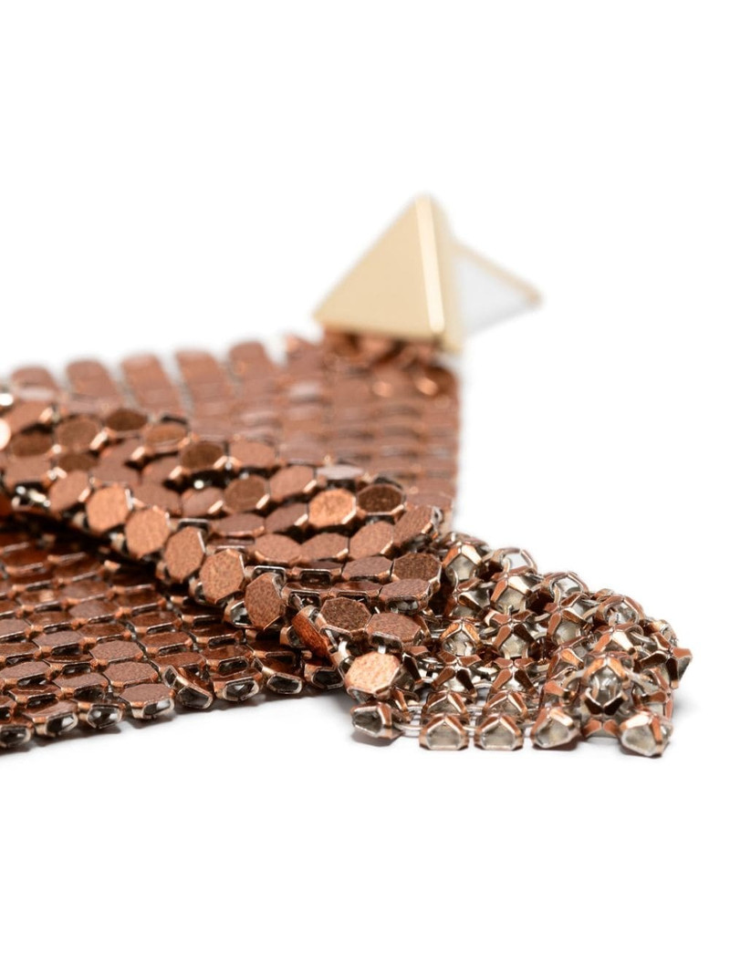 rabanne chainmail drop earrings outlook