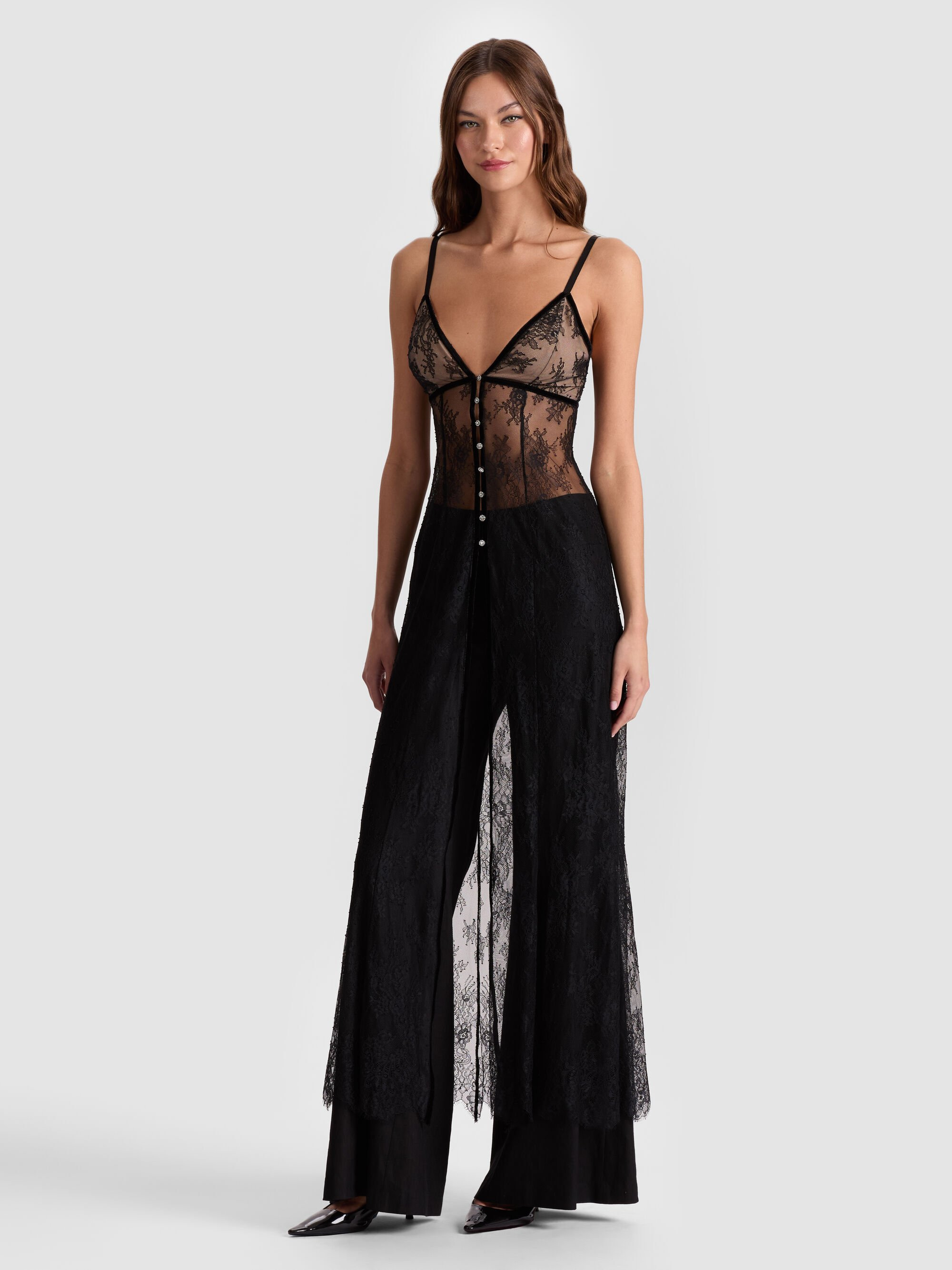 MELODIE LACE MAXI TOP - 5