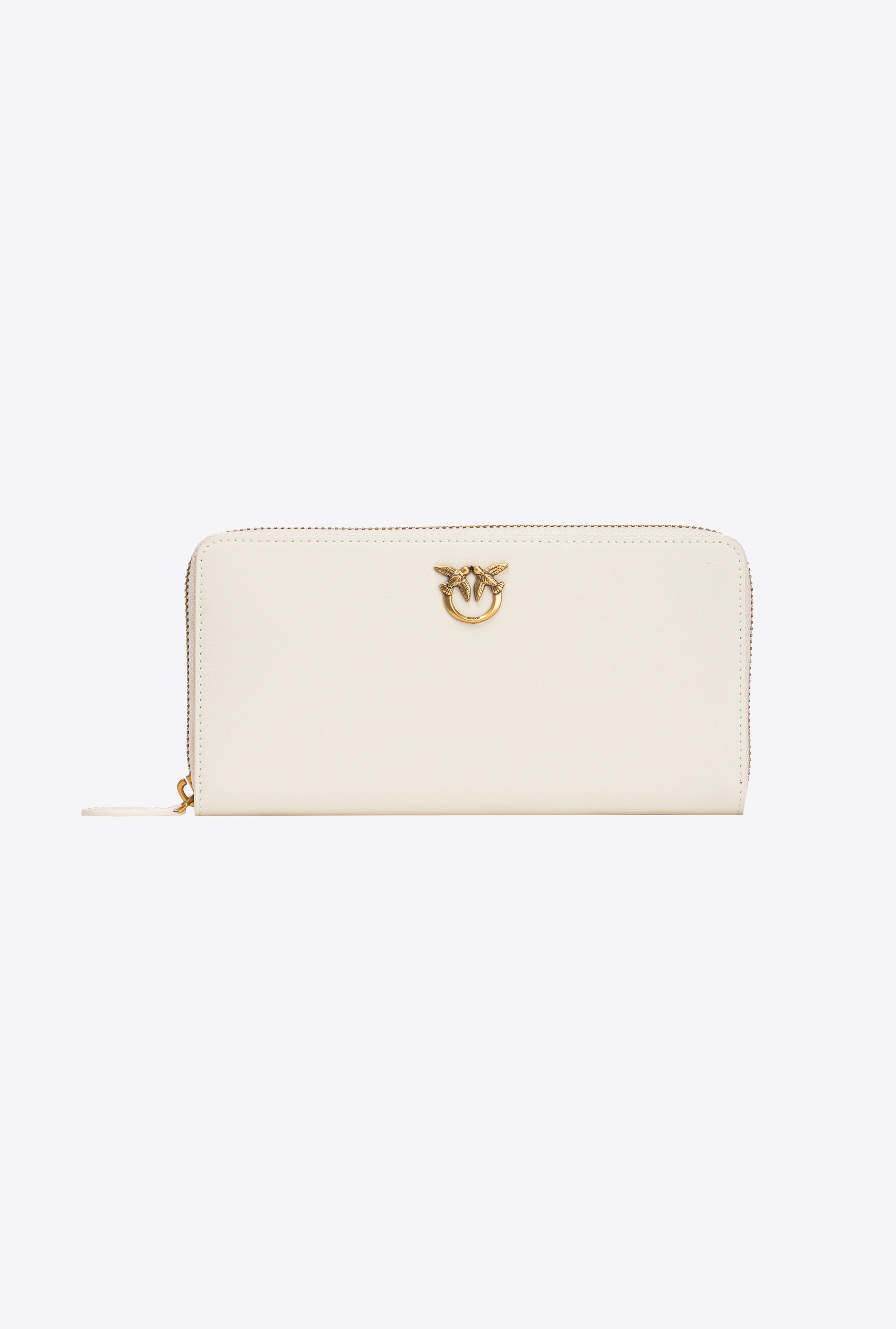 ZIP-AROUND LEATHER PURSE - 1