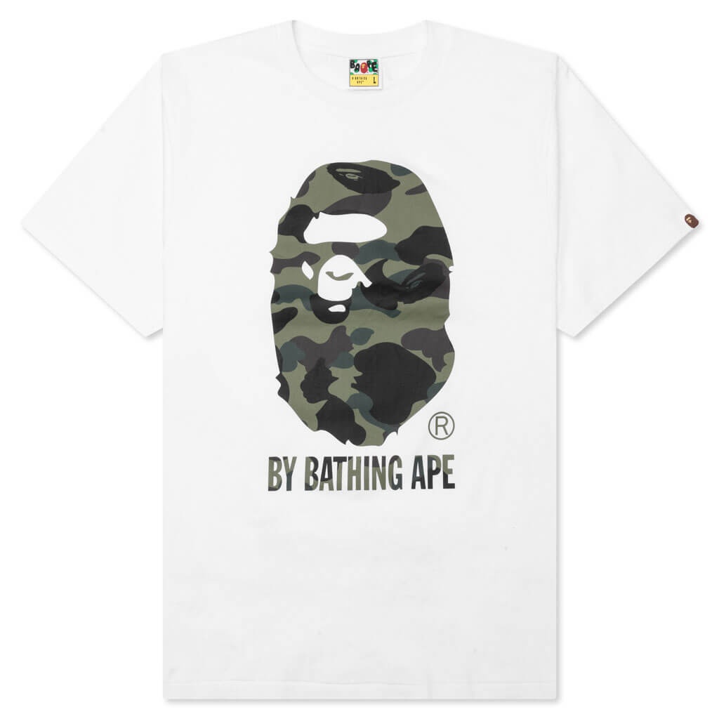 1ST CAMO BY BATHING APE TEE - WHITE/YELLOW - 1