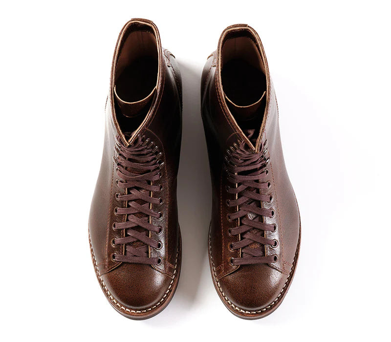 LK-039 Fieldmaster Boots Horween SHF Horsehide Havana Leather - 6