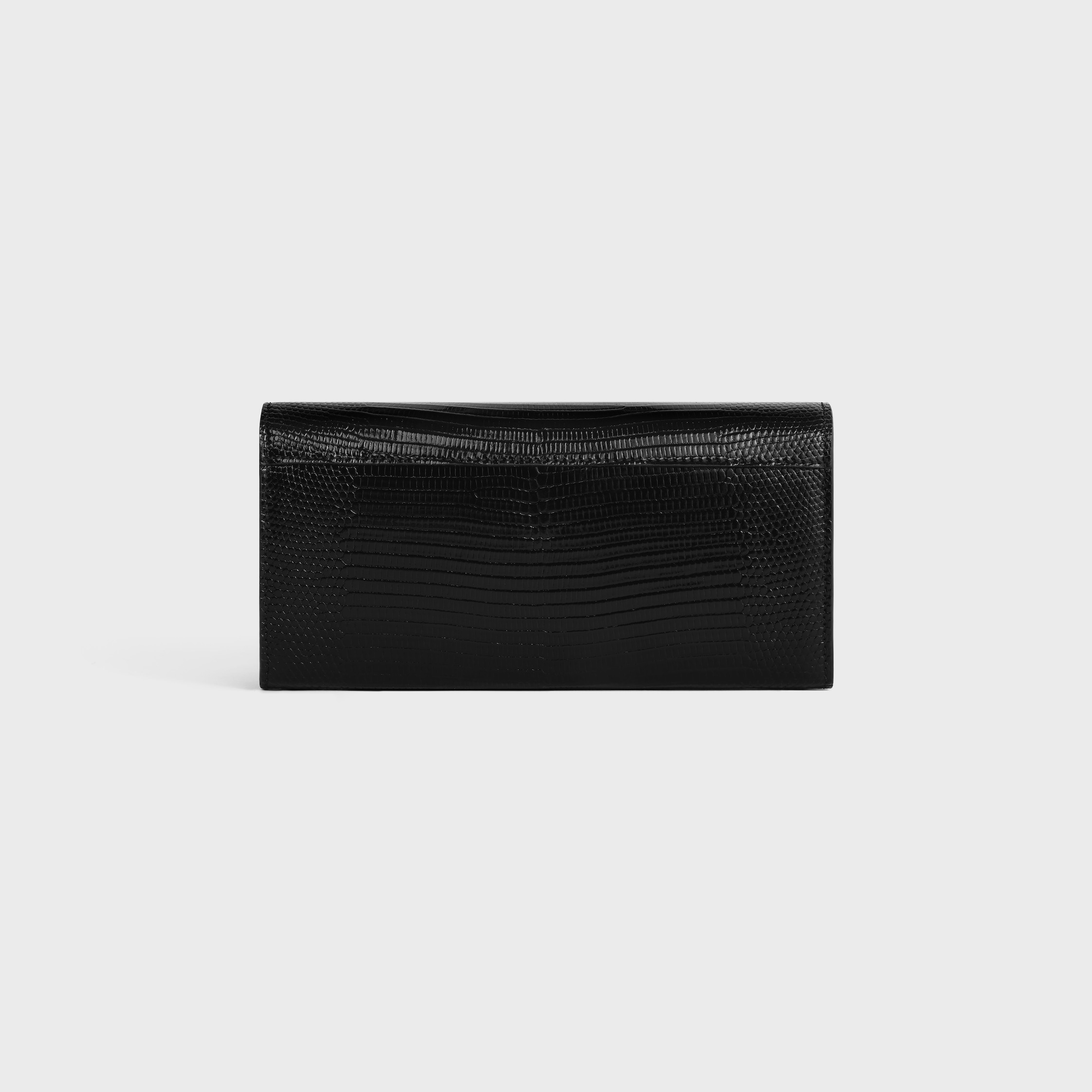 LARGE WALLET TRIOMPHE in lizard - 3