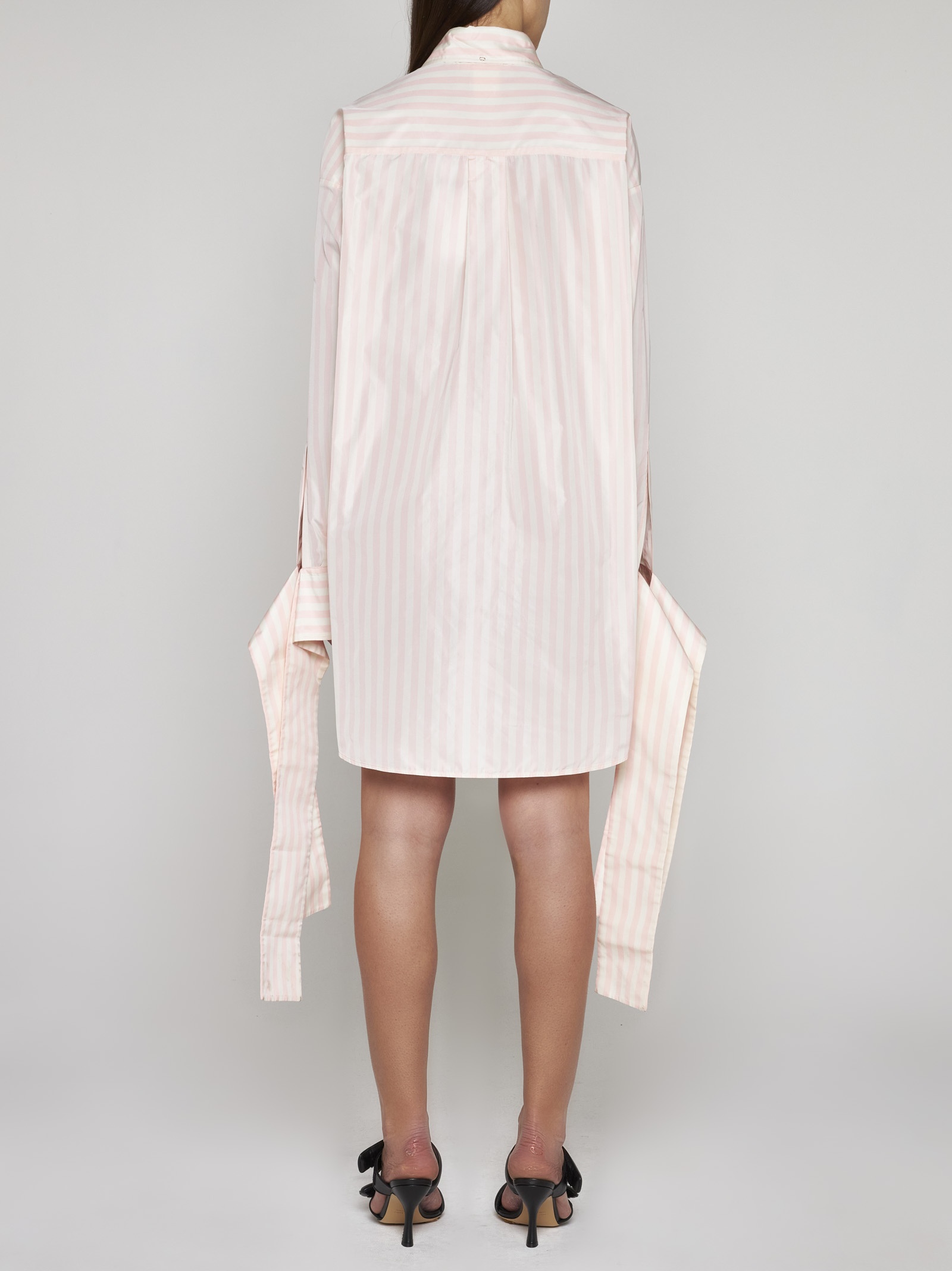 Attica striped cotton shirt dress - 4